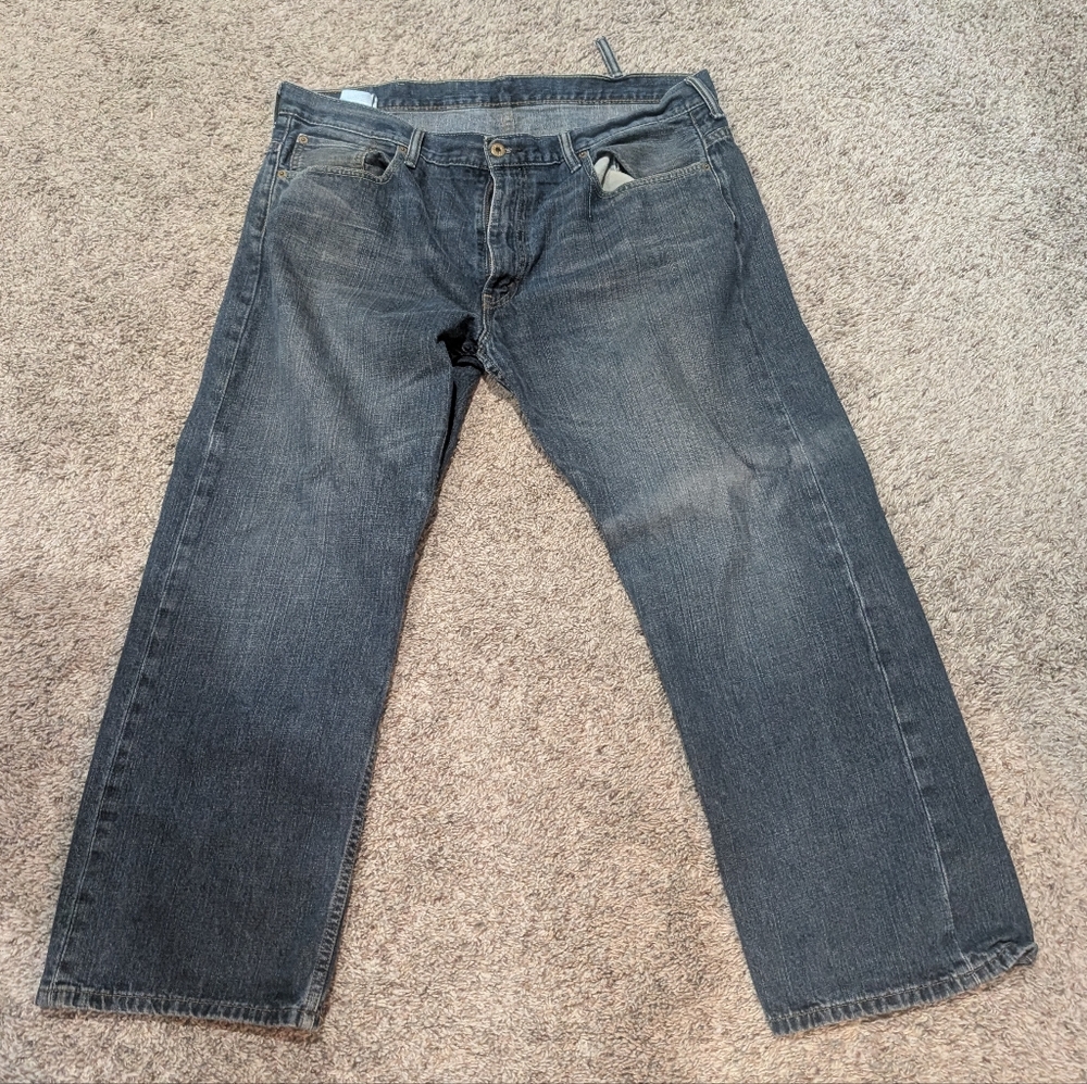 Levi's 569 Relaxed Fit Dark Blue Jeans
